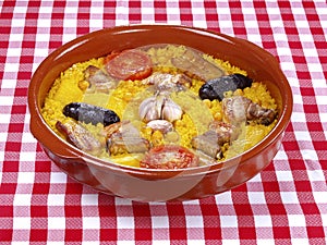 Arroz al Horno Ã¢â¬â Oven cooked rice photo